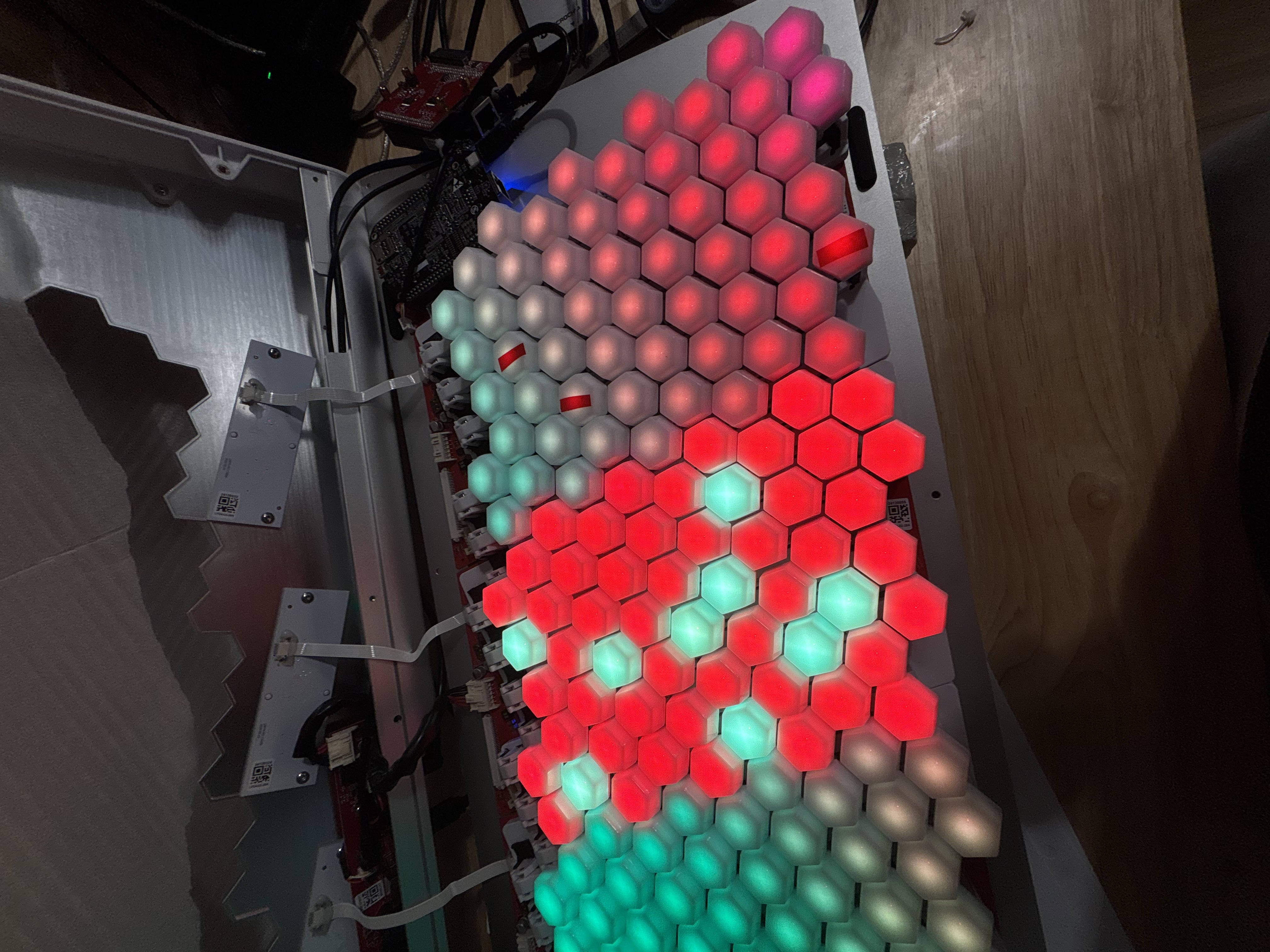 Lumatone hall-effect sensor visualization